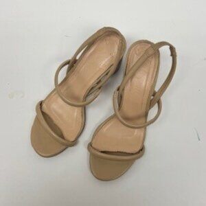 J. Crew Beige Heels | Size 9.5